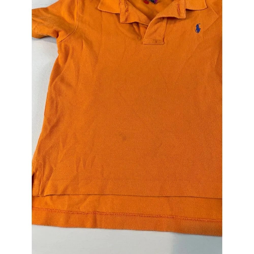 Polo by Ralph Lauren Orange Polo Boys size 5